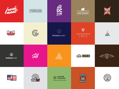 Recent brands branding identity logo collection logos workhorse