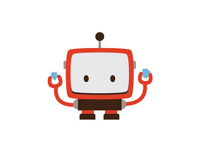 Rockeeper geology logo robot rockeeper