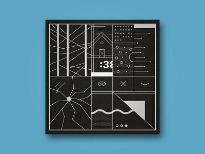 Lost Days poster screen print
