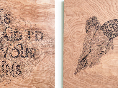 Carr Commission art design drawing illustration lettering style wood panel