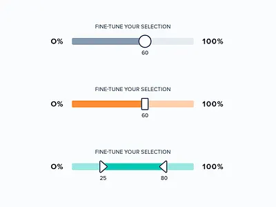 Sliders Detail range range slider san serif sliders uxui