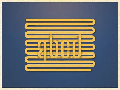 Woven Alphabet WIP alphabet letterform noodles type typography