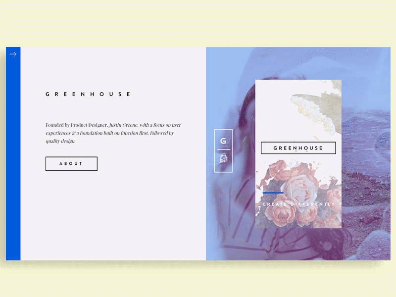 New Portfolio Site Vid code design gif greenhouse layout portfolio redesign site