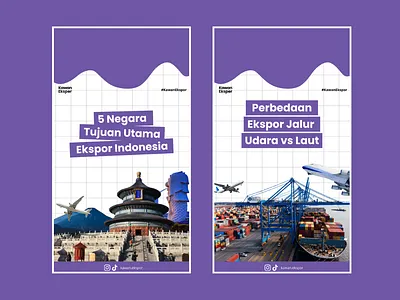 Cover Reels Instagram - Kawan Ekspor cover reels design graphic design instagram post reels