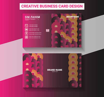 Creative & Professional Business Card Design brochure business card card flyer id card illuatrator photoshop poster t shirt design