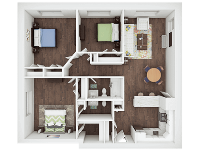 3D floor plans for apartment 2d floor plan 3d floor plan animation apartment architecture branding design exterior design floor plan graphic design illustration interior marketing motion graphics property manager real estate render rental home usa real estate vector