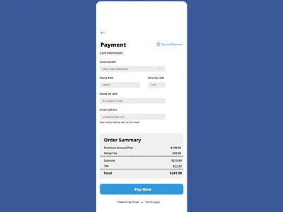 Credit Card Checkout #DailyUI app design illustration typography ui ux