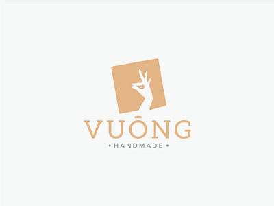 Vuong Store branding clipart design finger handmade logo peacock shop square store vietnam vuong