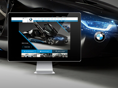 Bmw bmw design digital art layout photoshop template webdesign