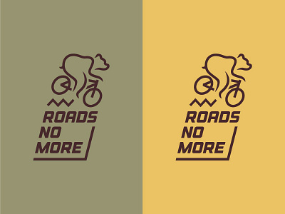 Downhill bear animal bear bicycle bike downhill logo mountain mtb rider silhouette speed