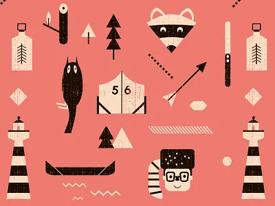 Dribble Moonrise kingdom Pattern kingdom moonrise