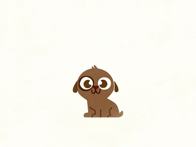 Puppy children dog illustration kids pet puppy retro vector vintage