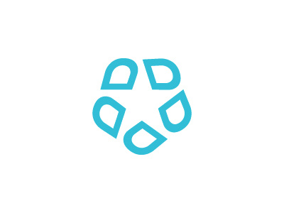 StarDental blue d dental dentist logo star symbol