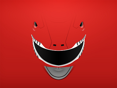 Red Ranger minimalist power rangers wallpaper