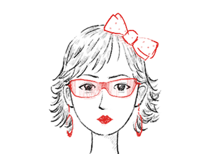 Me / selfie avatar bow icon me myself persona portrait profile selfie sketch specs