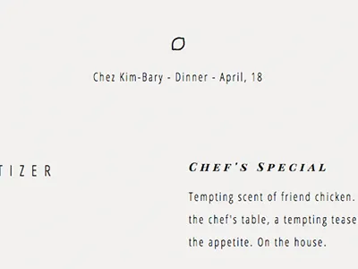 Day 13 of #100DaysofFonts css google fonts html icon fonts lemon menu design personal typography