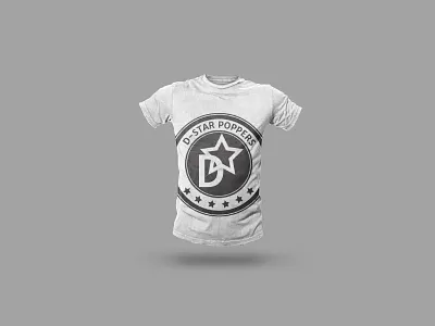 D-Star Poppers T-Shirt break dancing clothing dance identity logo popping print