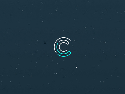 New Branding branding c dark design logo personal simple stroke teal