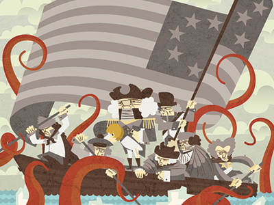 Client Edit characters delaware design illustration kraken washington