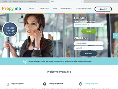 Prepy ME frontend webdesign