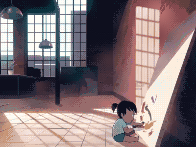 Little painter 2d animation blackmeal motion design motion graphics nestle