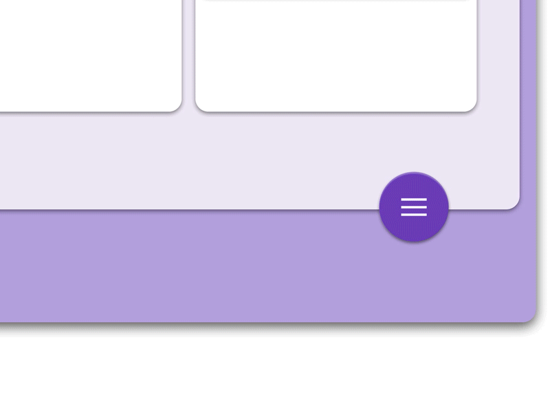 Burger button animation in material style after android animation burger button experiment material minimal mobile plus trash ui