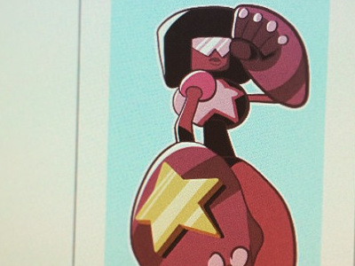 Garnet 4X6 Steven Universe illustration photoshop steven universe garnet