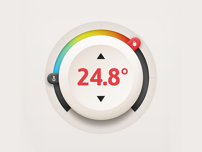 HPMA - Joystick flame heating heatpump joystick temperature thermometer ui ux