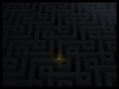 Princess Ida 3d c4d dark geometry monument noise