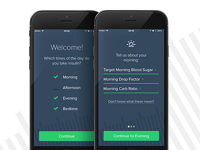 Plungr - Welcome Screen app apple diabetes diabetic ios iphone mobile plungr type 1 ui ux