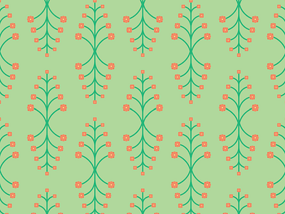 015/100 100daysofpatterndesign flowers pattern repeat surface design