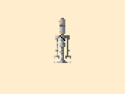 IG-88 8 bit ig88 pixel pixel art robot star wars