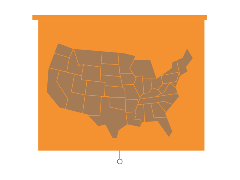 Pull Tabby Mappy america map north states