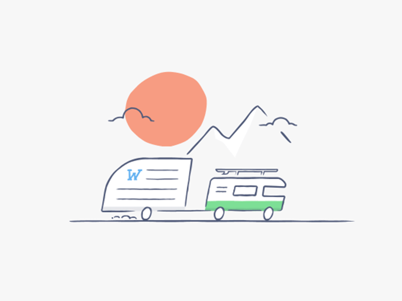 Take your docs anywhere animation dropbox illustration