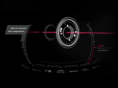 Laser UI black graphics laser lasers red technology