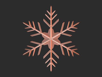 Snowflake 3d cinema4d snow snowflake