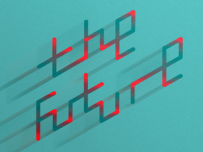 The Future berin future illustrator type typography