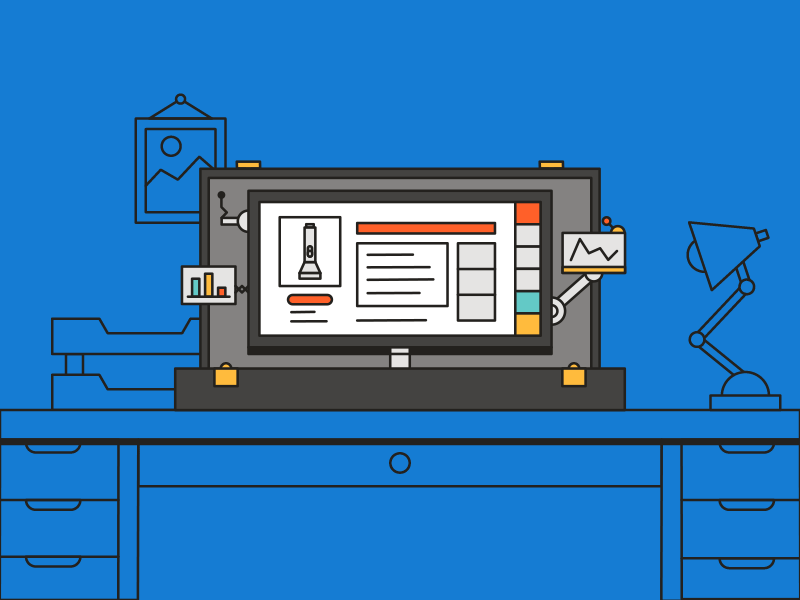 Handshake final video! 2d animation animated gif axe briefcase dangerdom fede cook flashlight lantern morph motion authors motion graphics vector flat