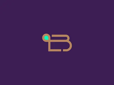 LB beauty identity logo mark salon type