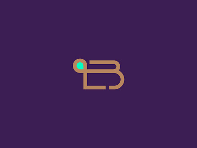 LB beauty identity logo mark salon type
