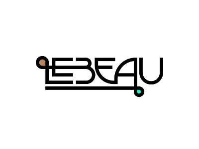 LeBeau beauty logo salon type