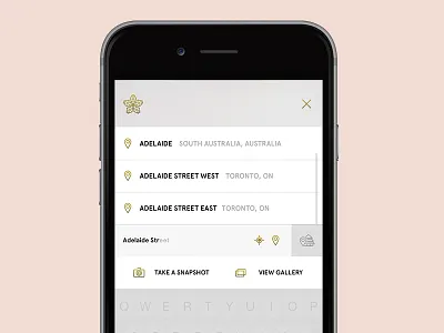 Location Search and Results field google location maps results search simple