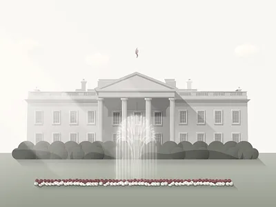 White House america illustration us usa washington
