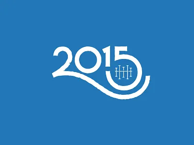HHI 2015 2015 beach design hand lettered hhi logo mark monogram ocean type typography