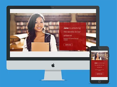 Moving Picture college design higher ed profile ui web web design