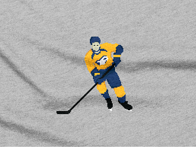 Pixel Pred 8 bit hockey nashville nashville predators nhl pixel predators