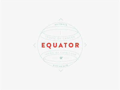 Equator astronomical badge earth equator globe great circle latitude surface