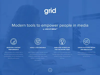 Grid Landing promo site tools