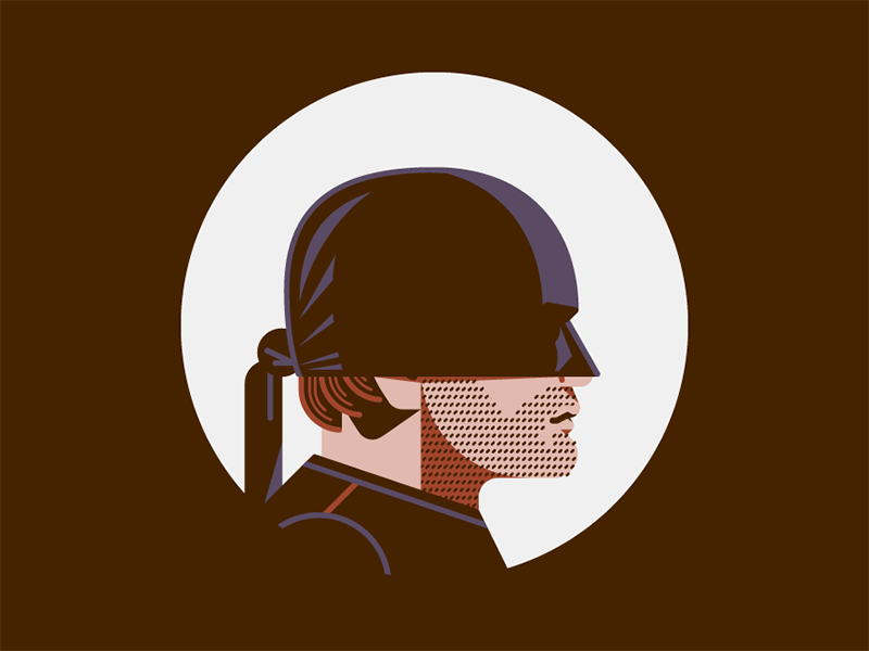 Devil of Hell's Kitchen upgrade animation daredevil flat gif headgear helmet profile