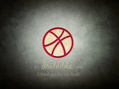 Dribbble 1st background dark debut dribbble grunge